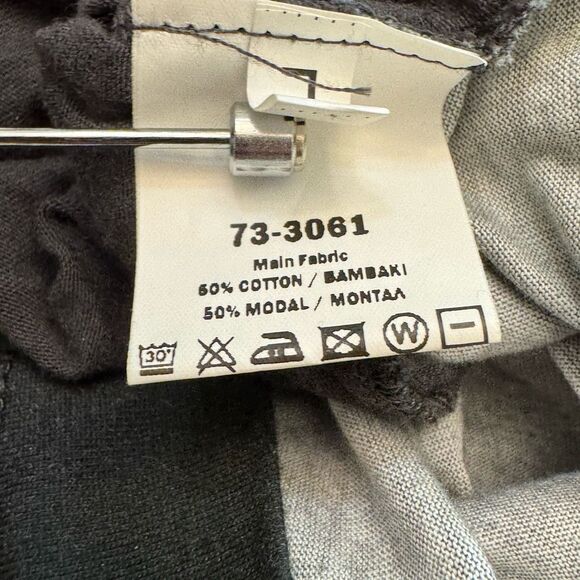 Ozai N Ku Two Tone Brush Stroke Dress Dawn Gray Size Large - Picture 5 of 6